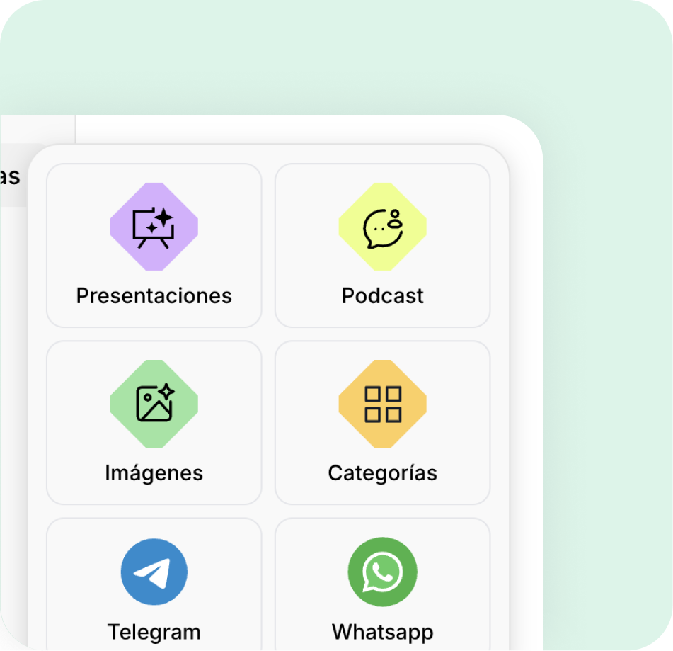 Organización de contenidos académicos por categorías usando IA en rescrito.com