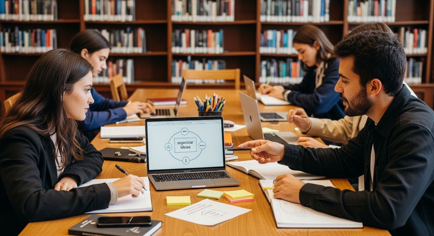 organizar ideias escrita