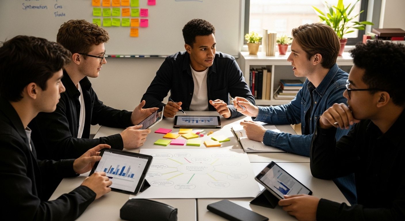 sintetizar información, estrategias de estudio, colaboración educativa