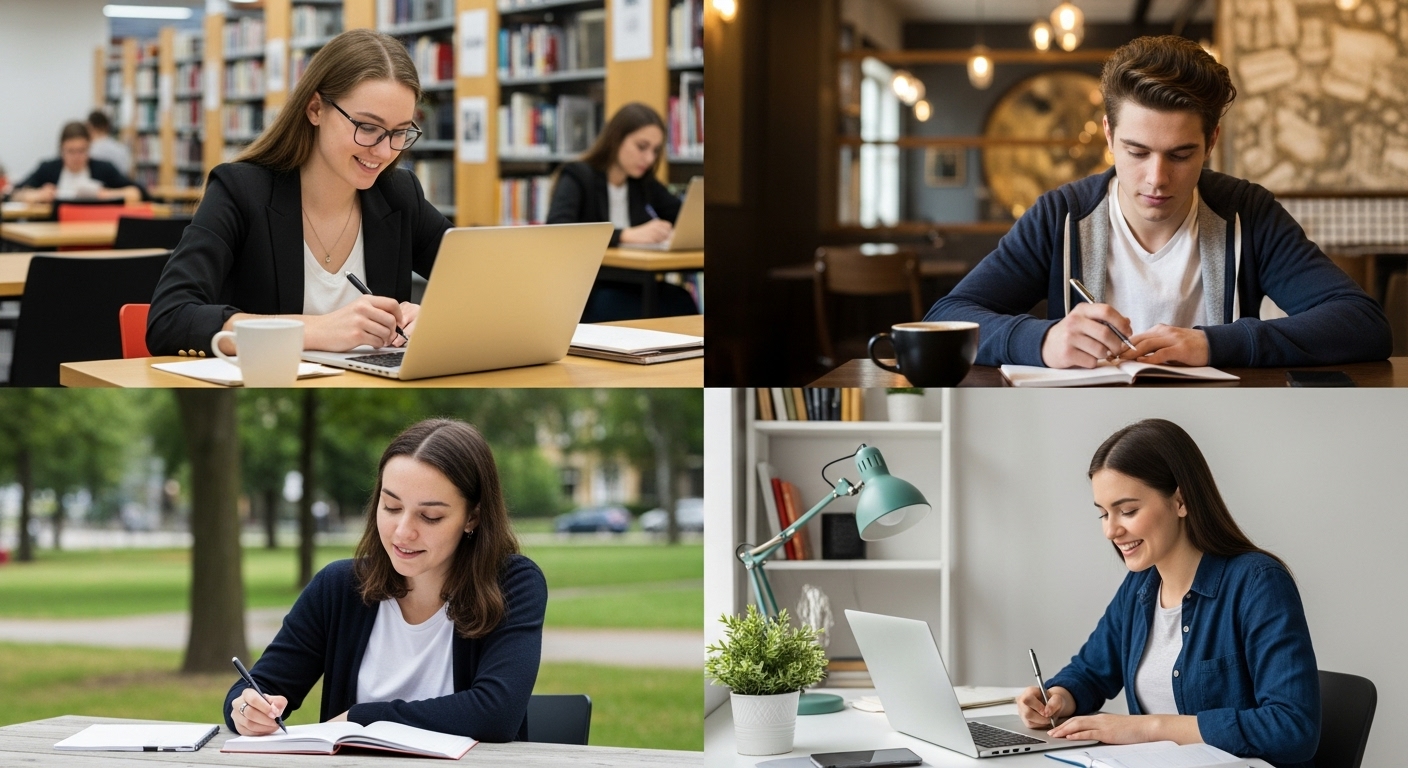 study environments, students, learning spaces