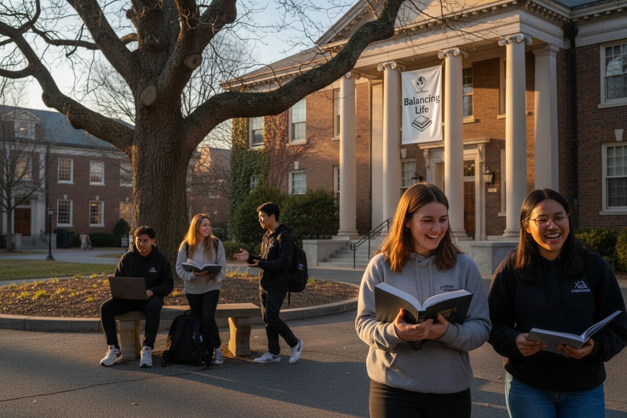 balancing student life campus