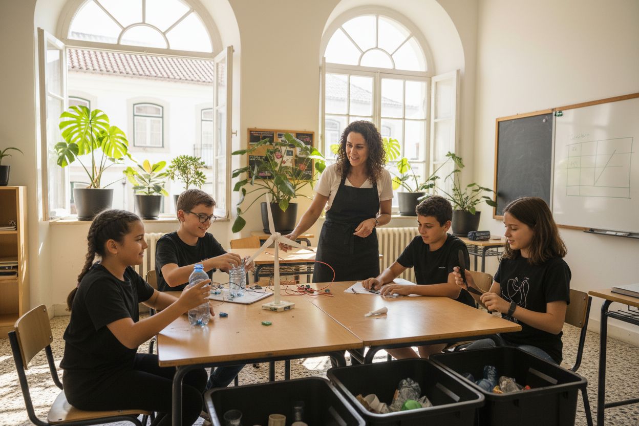 sustentabilidade educação sala aula