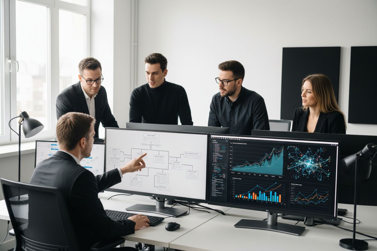 IA en oficina moderna