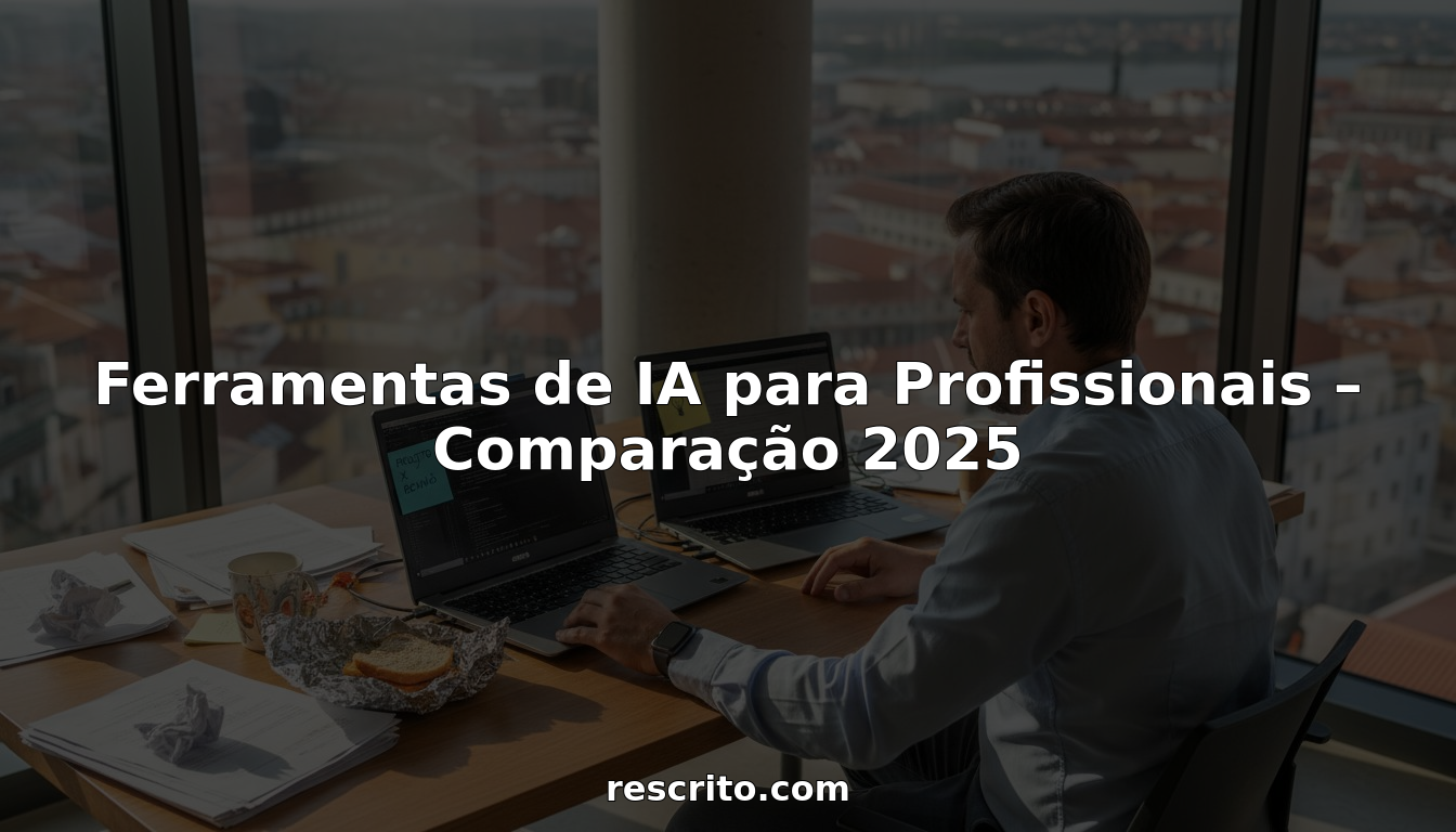 Ferramentas de IA para Profissionais – Comparação 2025