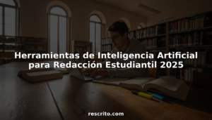 Herramientas de Inteligencia Artificial para Redacción Estudiantil 2025
