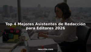 Top 4 Mejores Asistentes de Redacción para Editores 2026