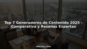 Top 7 Generadores de Contenido 2025 – Comparativa y Reseñas Expertas