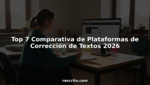 Top 7 Comparativa de Plataformas de Corrección de Textos 2026