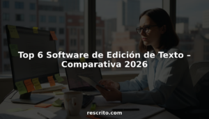 Top 6 Software de Edición de Texto – Comparativa 2026